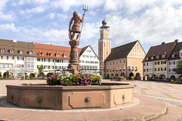 Blick auf das Freudenstdter Rathaus Bildnachweis: Freudenstadt Tourismus/Heike Butschkus
