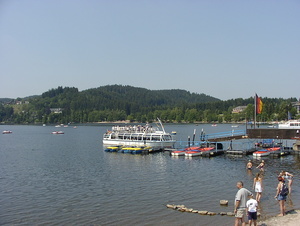 Schiff und Boot-fahren im Schwarzwald