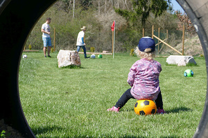 Fuballgolf-Anlage (Copyright: Fam. Sennert - Freizeitpark Rotfelden)