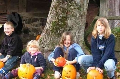 Kürbisse aushöhlen Kürbisse aushöhlen