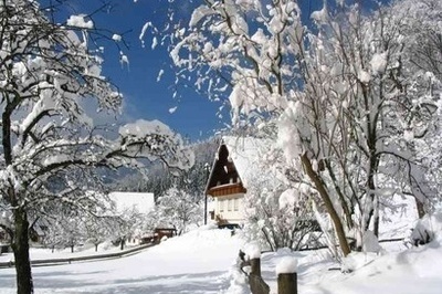 Das Gstehaus im Schnee