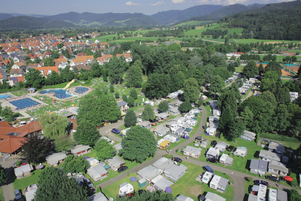 'Campingplatz und Dreisambad im Südschwarzwald'