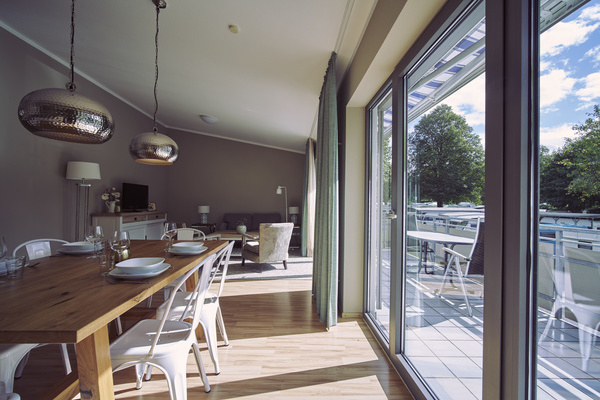 Essbereich und Balkon Ferienwohnung Essbereich und Balkon Ferienwohnung