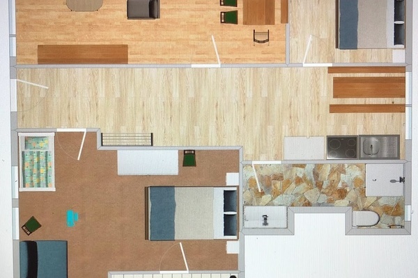 Grundrisse der Ferienwohnung L�wenzahn
