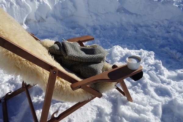 Sonne genießen im Winter