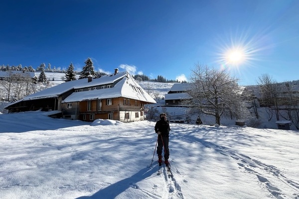 Skitourenvergnügen direkt vor der Haustür