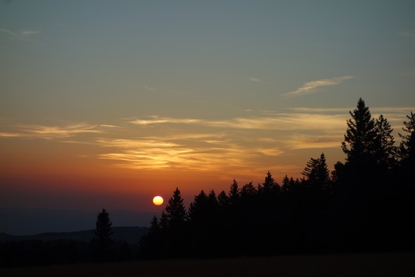 Abendstimmung über dem Schwarzwald