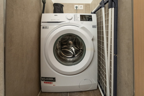 Waschmaschine im Badezimmer