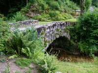 Bürchau Steinbrücke im Sommer (Bildnachweis: Gemeinde Kleines Wiesental)