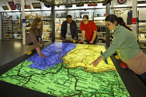 Blick in die Dauerausstellung, Abteilung Dreiländerwirtschaft. Copyright: (© Dreiländermuseum) Blick in die Dauerausstellung, Abteilung Dreiländerwirtschaft. Copyright: (© Dreiländermuseum)